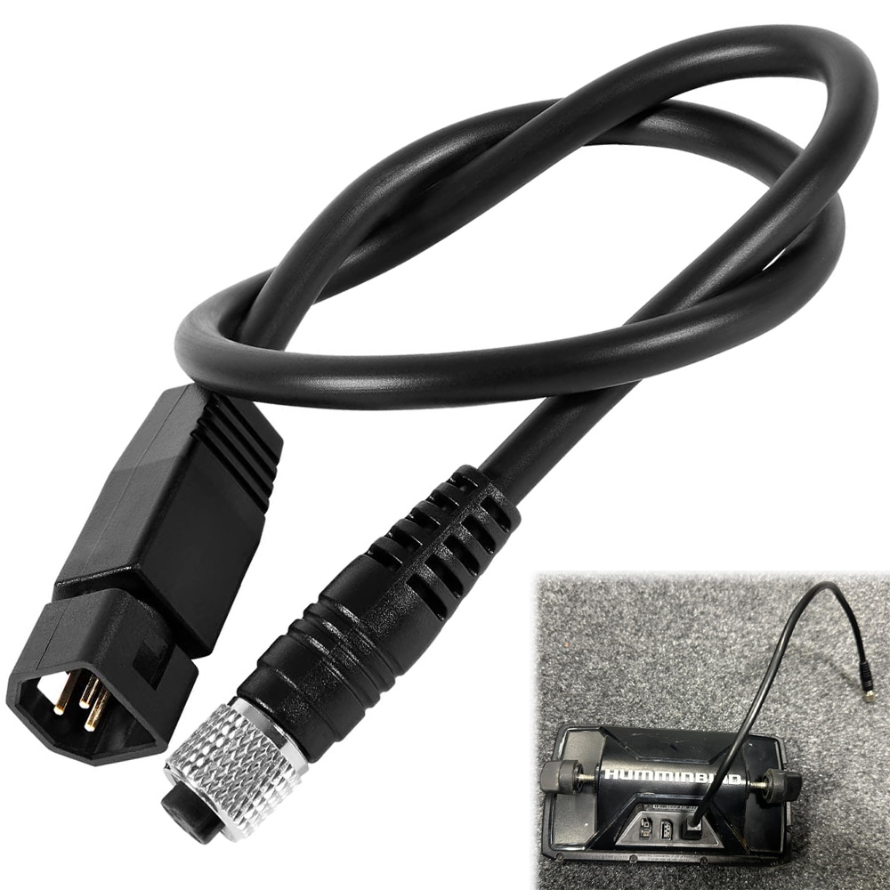 Fish Finder Cable - 1852068 MKR-US2-8 7ピン トランスデューサー アダプターケーブルの代替品、HumminbirdフィッシュファインダーおよびMinn Kotaユニバーサルと互換性あり