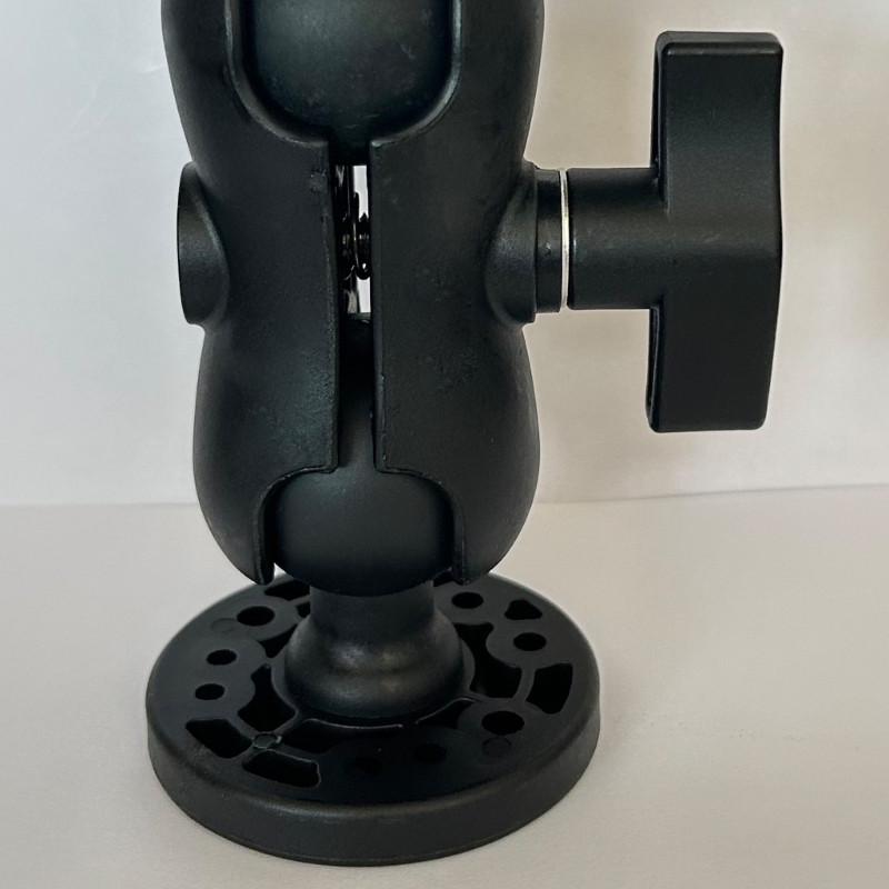 Fish Finder Mount - 電子魚群探知機回転ボールマウントプレートマリン電子マウント 360 度ユニバーサルカヤック魚群探知機プレート