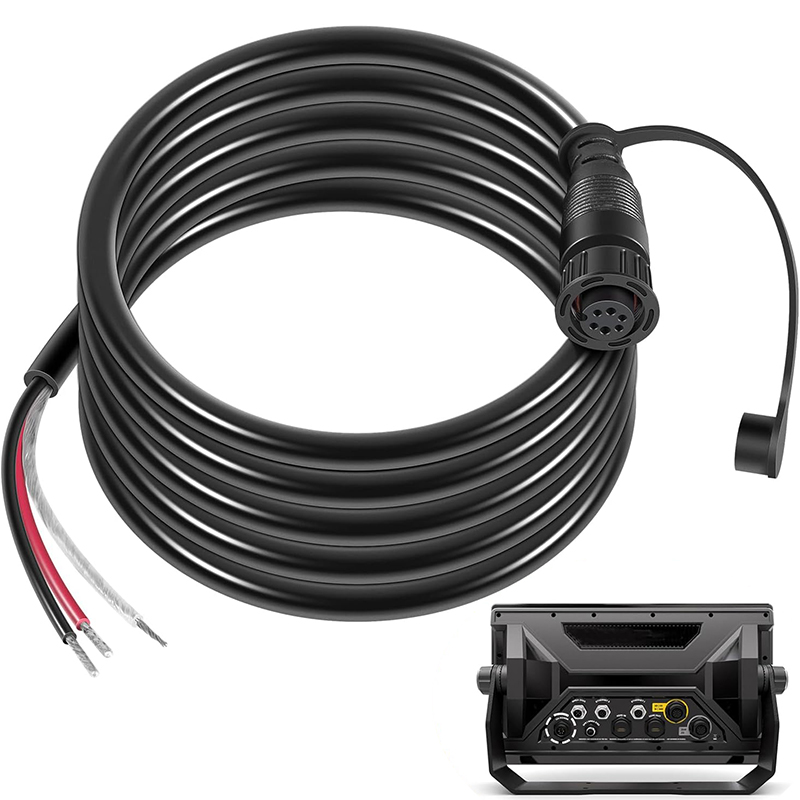 Fish Finder Cable - 720110-1 PC13 パワーケーブル、ハミンバード APEX、XPLORE 魚群探知機、MEGA Live