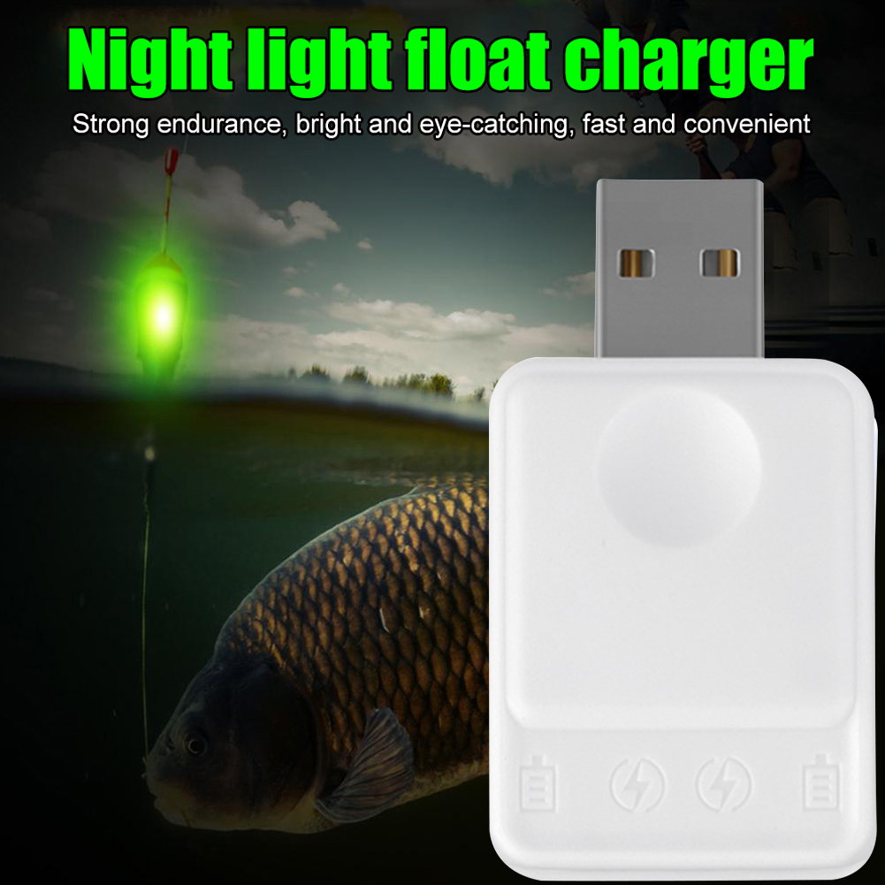Fish Finder Charger - 発光USB充電器 CR425バッテリー 電子釣り用フロートバッテリー充電器