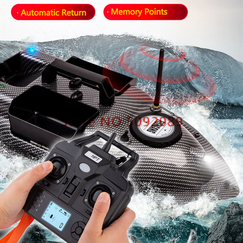デュアルポジションRCフィッシングベイトボート、固定速度クル - Fish Finder Gps のレビューと価格