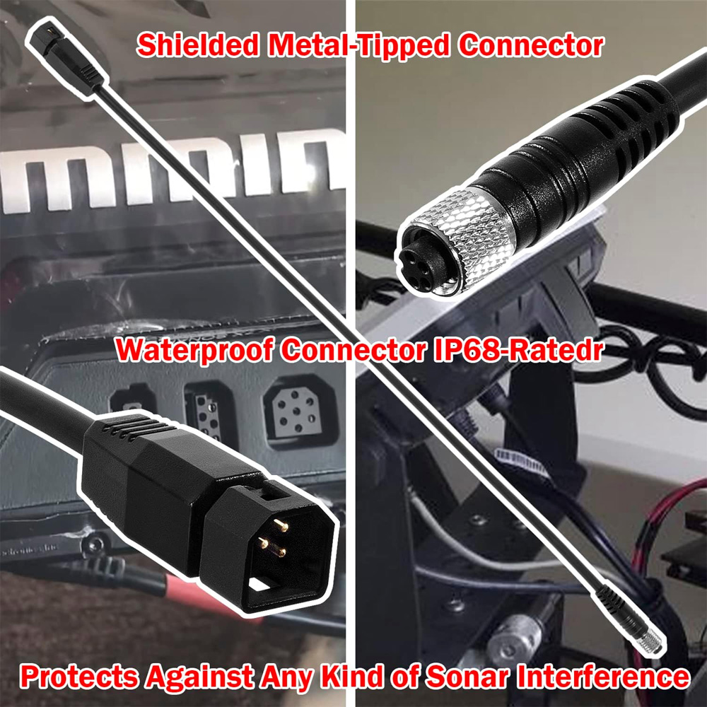 1852068 MKR-US2-8 7ピン トランスデューサ - Fish Finder Cable のレビューと価格