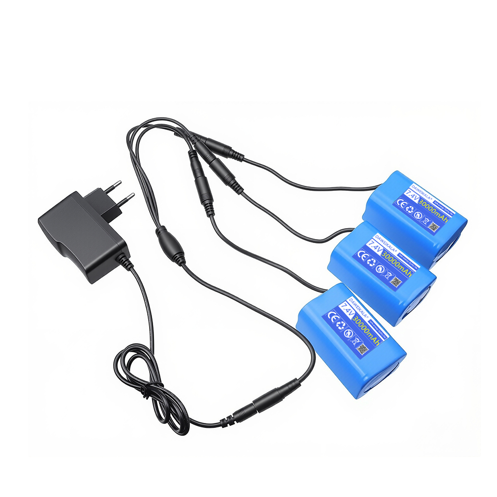 7.4V 30000mAh バッテリー USB 充電器付き  - Fish Finder Charger のレビューと価格