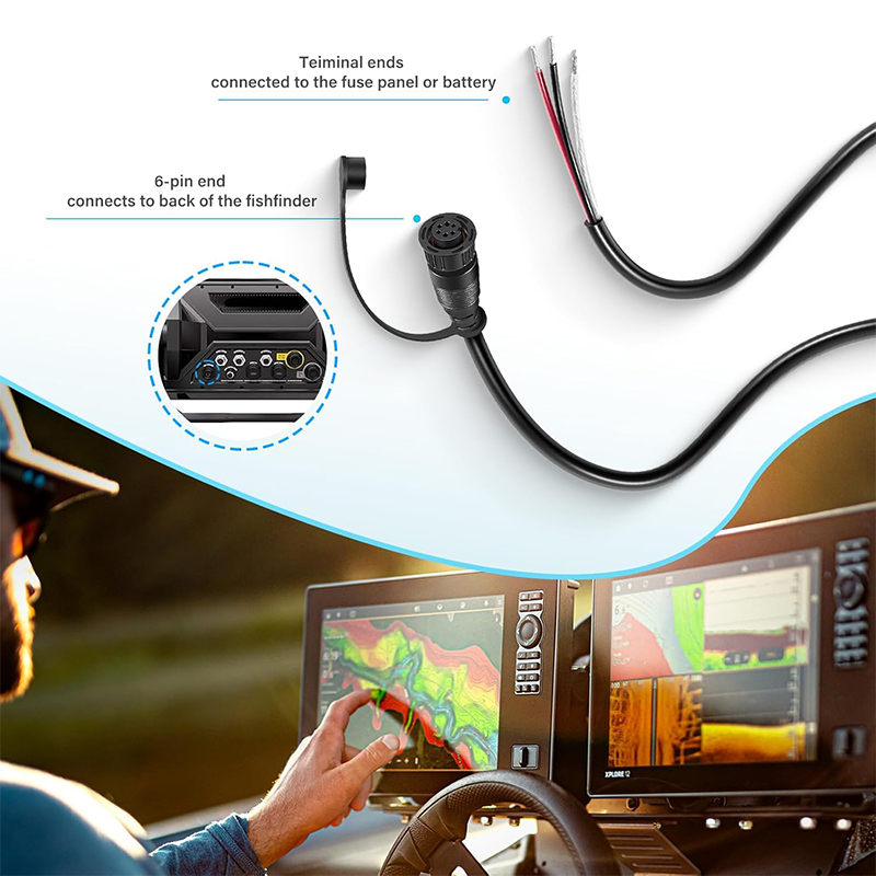 720110-1 PC13 パワーケーブル、ハミンバード A - Fish Finder Cable のレビューと価格