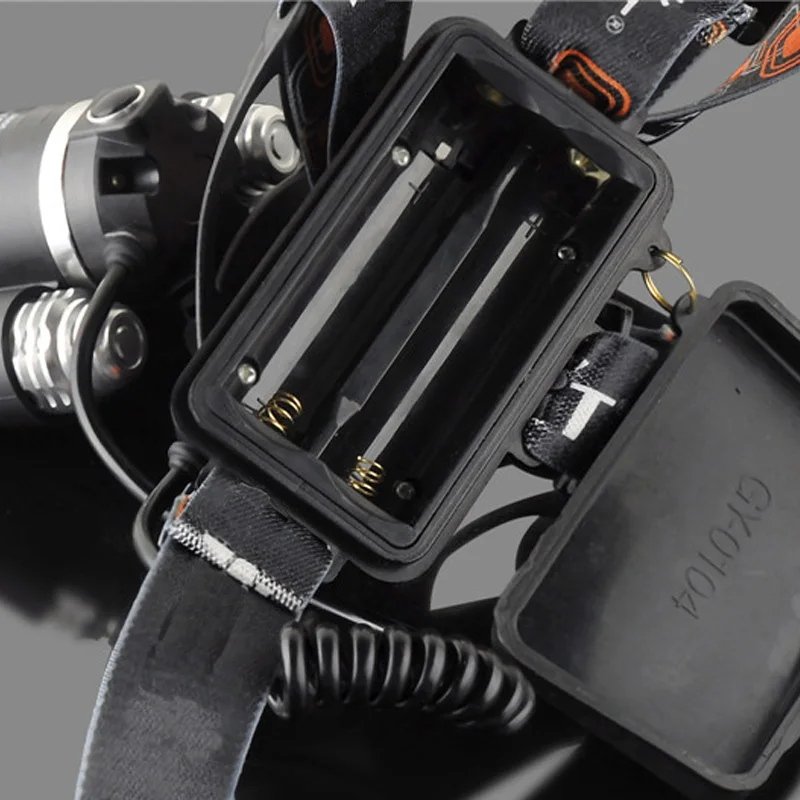 ハイパワー LED ヘッドランプ 18650 充電式バッテリ - Fish Finder Battery のレビューと価格